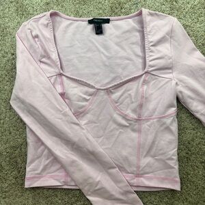 Pink Long Sleeve Top